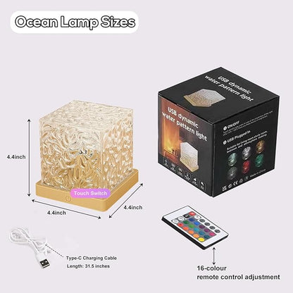 Ocean wave lamp for room decor